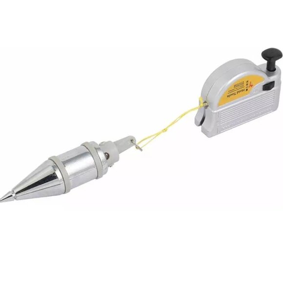 1 PCS Magnetic Plumb Bob 6m 400g 14oz Quick Stabilizing Wire Hammer Line Adjusta - Picture 2 of 2